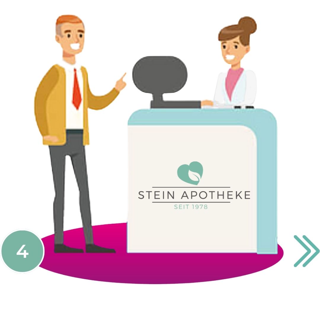 4. Ohne warten abholen, ohne hin und her
